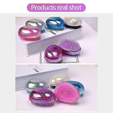 HOT 1pc Spazzola per capelli a 5 colori Pettine a forma di uovo Massaggiatore per capelli Pettine anti-nodo
