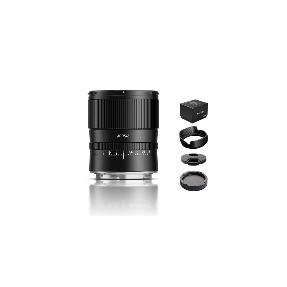 Ttartisan 75Mm F2.0 Metal Bodied Auto Focus Af Lens Compatible With Nikon Z Mount - Black 6973251732362