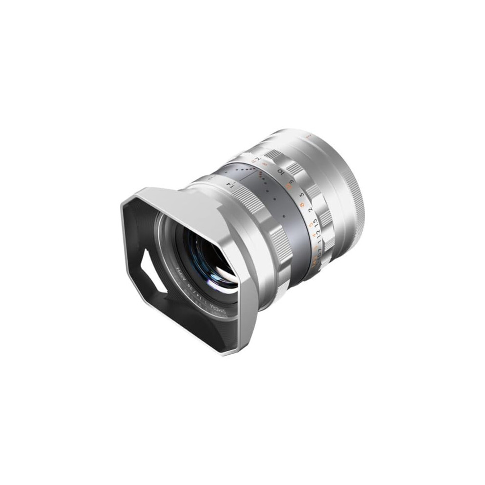 Thypoch Full-Frame Photography Lens Simera 28 Mm F1.4 For Fujifilm X Mount - Silver 6976737980233