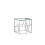 Comfy Living Comfy Living Glass and Metal Square End Table Side Table, Gold or Silver (Silver) 5