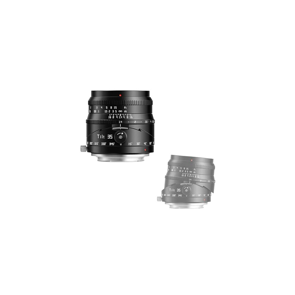 Ttartisan 35Mm Tilt F1.4 Aps-C Metal Bodied Lens Compatible With M43 Mount - Black 6973251732584