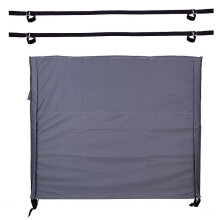 Brændedæksel 122x61x105cm uden ramme