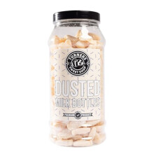 Dusted Milk Bottles - 580g by Turners Sweet Shop, Traditional Retro Gift Jar, Classic Original Pick & Mix Sweets, Quality Confectionary, Fantastic