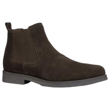 Geox Men's Uomo Claudio A Ankle Boot, Dk Coffee, 7 UK