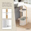 Umbra Umbra Bellwood Side Table with Storage and Cable Management, White 4