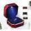 Ringbox, quadratisches Samtetui für Eheringe mit LED-Beleuchtung (rot) 2