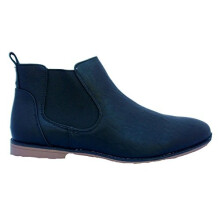 Mens Black Faux Leather Kanye Chelsea Dealer School Work Formal Boots UK 7