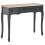 VidaXL vidaXL Dressing Console Table with 3 Drawers Console Makeup Vanity Desk Bedroom Vanity Table Iron Knobs Black and Brown 1
