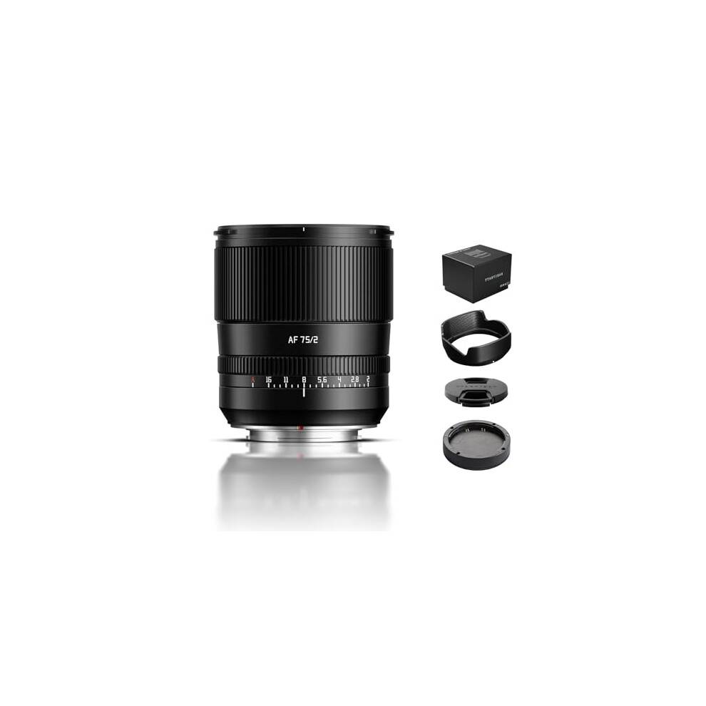 Ttartisan 75Mm F2.0 Metal Bodied Auto Focus Af Lens Compatible With Fuji X Mount - Black 6973251732829