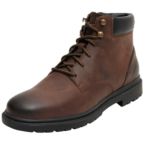 Geox Bottines - GEOX - Andalo - Cuir - Marron - Plat