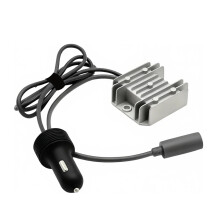 Starlink Mini Cable Car Adapter, 12-24V to 30V 3.5A DC Step-Up Converter w/ Cigarette Plug, 117" Cable – Compatible with Starlink Mini
