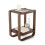 Umbra Umbra Bellwood Tiered Side Table with Storage, Aged Walnut 4