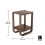 Umbra Umbra Bellwood Tiered Side Table with Storage, Aged Walnut 2