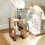 Umbra Umbra Bellwood Tiered Side Table with Storage, Aged Walnut 3