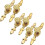 2025 Suitable 6 Pcs Gold Cupboard Knobs Cupboard Knob Door Knob Kitchen Door Knobs Vintage Cupboard Pulls Cupboard 5