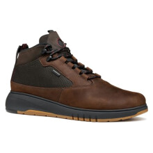 Geox Men's U Aerantis 4x4 B AbxAnkle Boot, Dark Brown, 7 UK