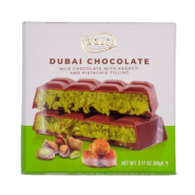 bolci DUBAI PISTACHIO KADAYIF MILK CHOCOLATE 90g