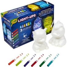 Sæt med 2 CRAYOLA oplyste farvelægningsfigurer
