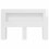 VidaXL vidaXL Headboard Cabinet with Storage High Gloss White Engineered Wood 3