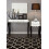 Premier Premier Housewares Orchid Mirrored Console Table, Wood, Silver 4