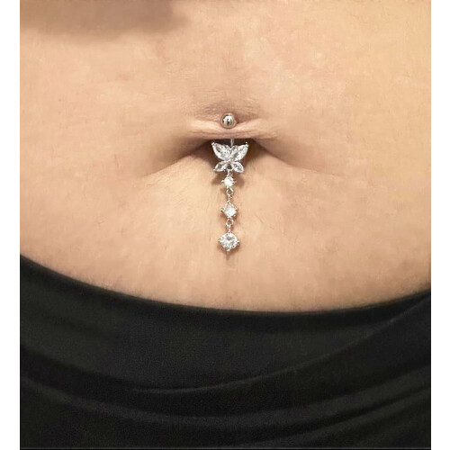 Belly Button Ring Belly Rings Surgical Steel Belly Button Ring Hypoallergenic 2