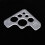 Clear Acrylic Corner Stencil for Leatherwork 3.54 x 3.54 in 8