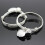 Silver Plated Adjustable Bell Charm Bangle for Toddler 8