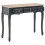 VidaXL vidaXL Dressing Console Table with 3 Drawers Console Makeup Vanity Desk Bedroom Vanity Table Iron Knobs Black and Brown 4