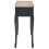 VidaXL vidaXL Dressing Console Table with 3 Drawers Console Makeup Vanity Desk Bedroom Vanity Table Iron Knobs Black and Brown 5