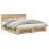 VidaXL vidaXL Bed Frame Sonoma Oak 200 x 200 cm Engineered Wood 2