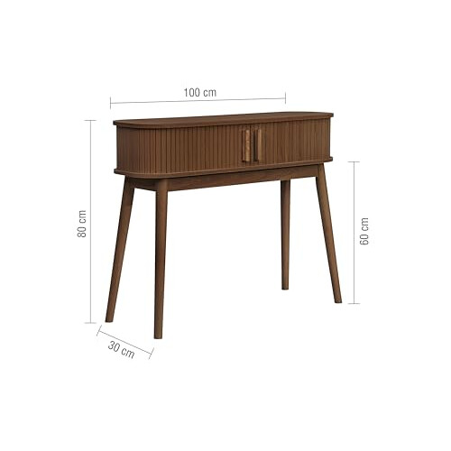 Birlea Birlea Axel Consle Table Walnut 1