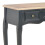 VidaXL vidaXL Dressing Console Table with 3 Drawers Console Makeup Vanity Desk Bedroom Vanity Table Iron Knobs Black and Brown 2