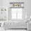 Sunflower Kitchen Curtains and Valance Set Black White 5