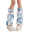 Women's Leopard Leg Warmers Plush Winter Boot Cuffs 5