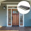 Black Rubber Exterior Door Threshold Ramp for Wheelchair Access, Rectangular Design, 1 Piece 2
