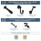 5-Pack Hinge Pin Door Stop in Matte Black 5