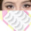 Soumake Artificial Eyelashes 3D Effect V-Shaped 1 Set 8