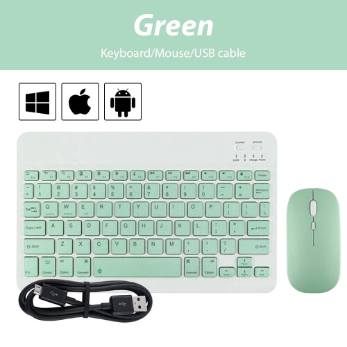 Portable Wireless Bluetooth Keyboard For Android IOS Windows compatible with Ipad Tablet Keyboard And Mouse Tablet Accessory Mini Keyboard