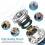 Wired Earbuds with Mic Heavy Bass Noise Isolation 5-Pack 4
