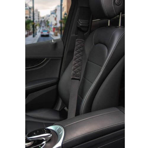 Auto Seat Belt Cover Shoulder Pad Cushion 2 PCS Universal 1