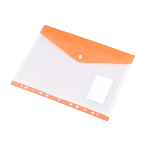 A4 11-Hole Expandable Plastic Folder with Multiple Pockets 2