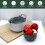 4 Pcs Plastic Mixing Bowl Set Reusable Plastic Nesting Mixing Bowl Multifunctional Nesting Container for Kitchen Cooking Baking 3
