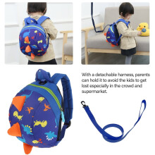 Toddler Safety Harness Backpack with Leash, Dinosaur