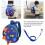 Toddler Safety Harness Backpack with Leash, Dinosaur 1