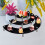 HEMOTON Cake Stand Set Black Acrylic and Metal 1 8
