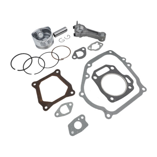 Piston Kit with Connecting Rod Pin Ring and Full Gasket Set 2
