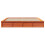 VidaXL vidaXL Bed Frame Wax Brown 200 x 200 cm Solid Pine Wood 4
