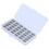 Bobbin Box,Bobbins Spools Box,Bobbin Box Organizer Plastic Case Transparent 30 Slots Empty Spools Sewing Craft Storage 2
