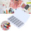 Bobbin Box,Bobbins Spools Box,Bobbin Box Organizer Plastic Case Transparent 30 Slots Empty Spools Sewing Craft Storage 3
