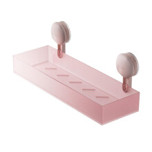 Wall-mounted Suction Cup Holder Suction Cup Storage Rack Bathroom Storage Rack Shower Caddy Organizer with Suction Cup Wall-mounted for Toiletries